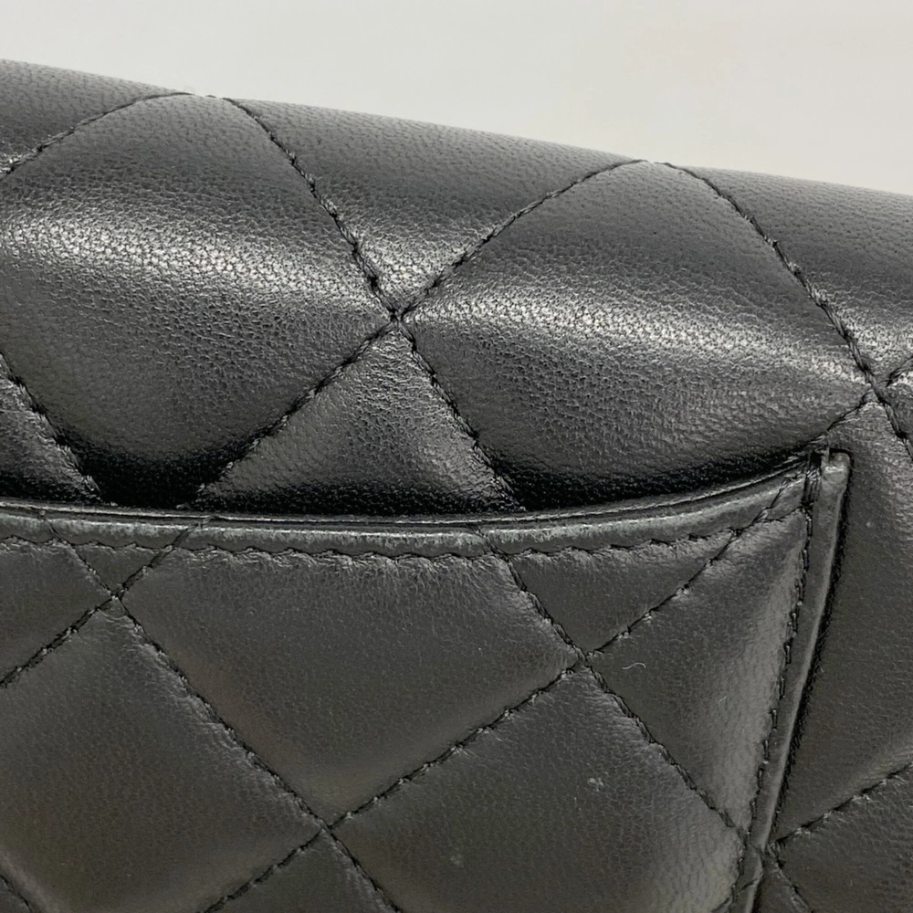 CHANEL Black Lambskin Leather Wallet - Picture 8 of 9